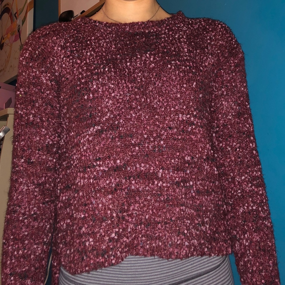 Purple sweater